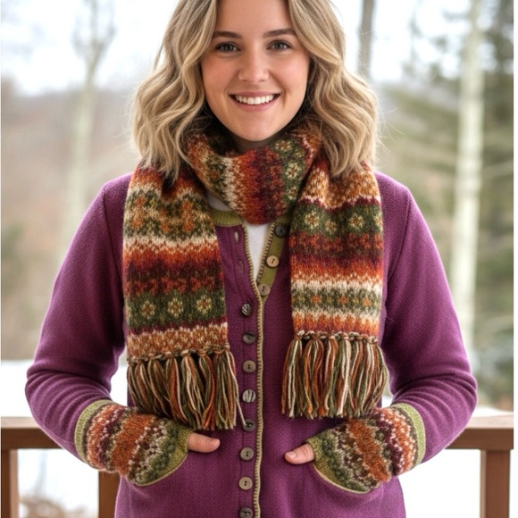 Sundance Sweaters - Sundance Tulla Cardigan Size XL Extrafine Merino Wool Classic Artisan Purple